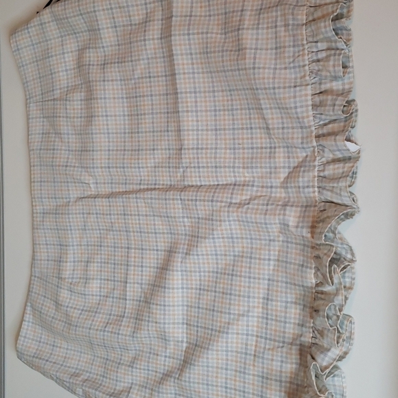 1.state Plaid Ruffles Mini Skirt - Picture 1 of 9